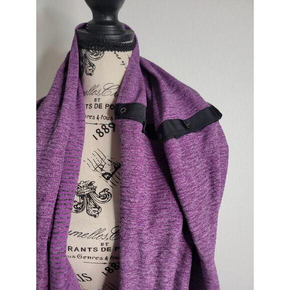 Lululemon OS Snap Scarf Wrap Infinity Heather Purple One Size Womens Athleisure - Picture 2 of 10